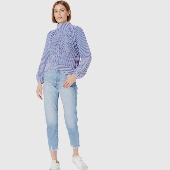 Free People Sweetheart Chunky Knit Sweater- Size XS - Picture 11 of 14